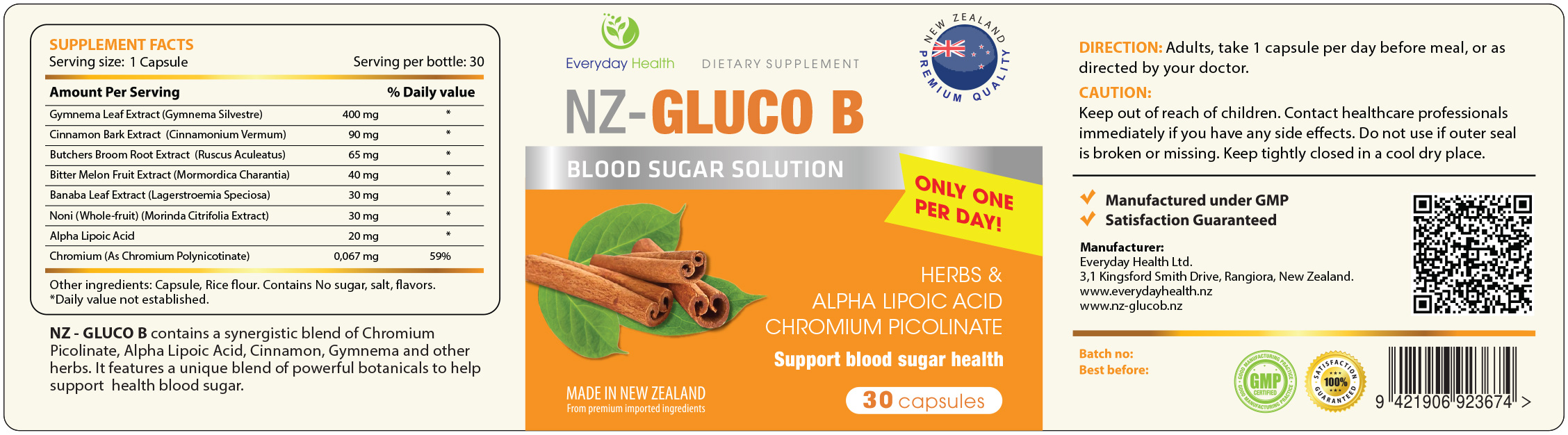 NZ-Gluco B - Blood Sugar Management - Image 2