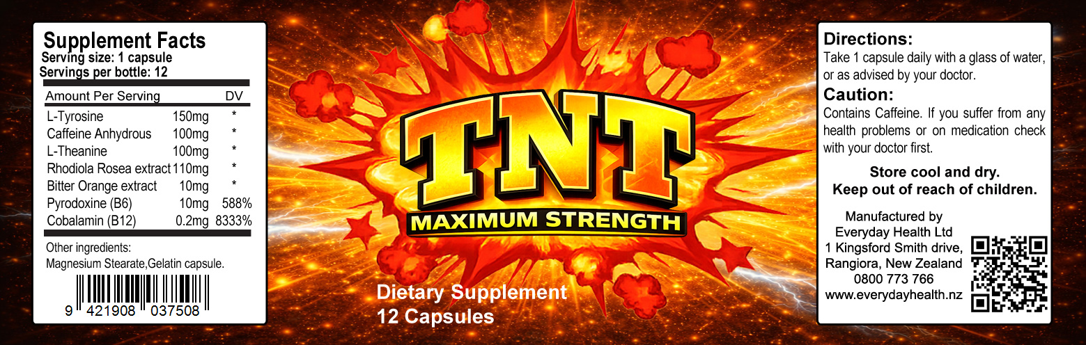 TNT - Energy Support - 12 Capsules - Image 2