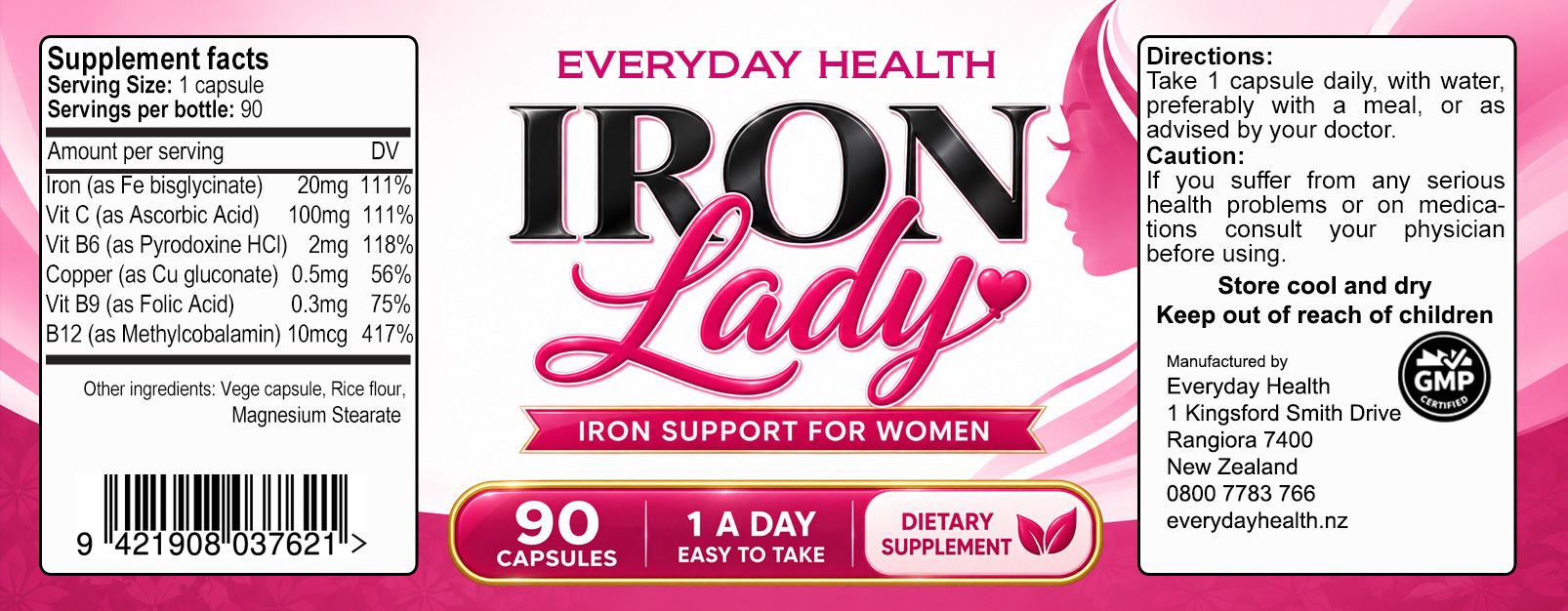 iron lady label